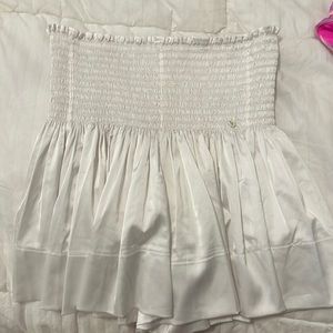 White Natural life shorts; size small